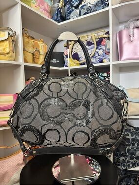 Coach Madison Sequin Satchel